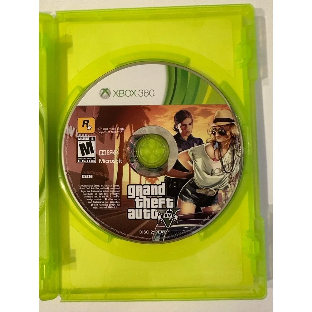 Grand Theft Auto V - Microsoft Xbox 360 - CIB With Map & Manual
